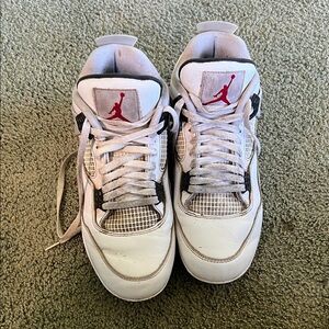 Jordan 4 Size 11 White Football Cleats